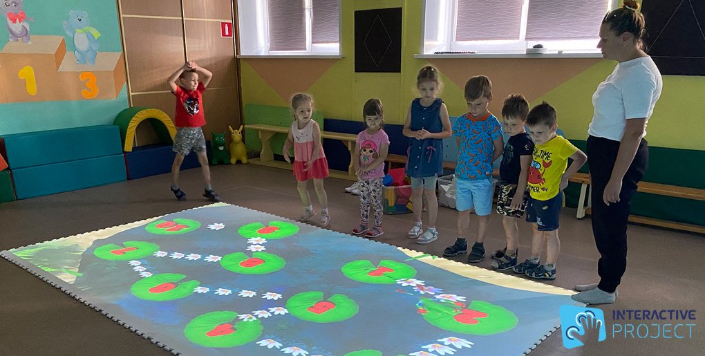 интерактивный пол для детского сада