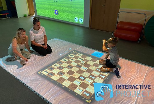 интерактивный пол в детском саду