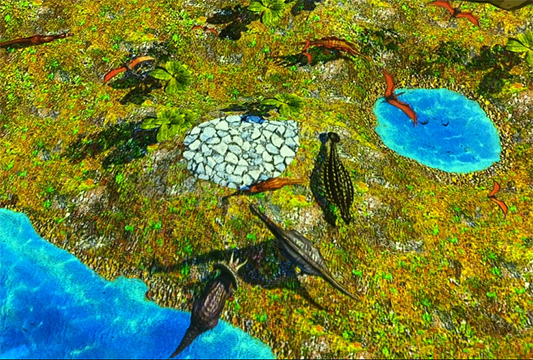 Игра для интерактивной песочницы Динозавры — Interactive Project
