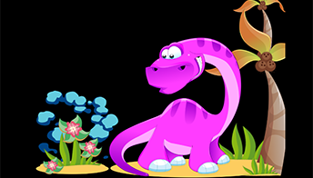 Кубики Динозавры