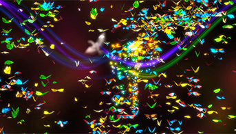 интерактивные бабочки