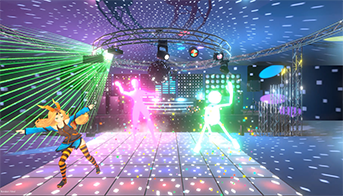 Дискотека с отражениями