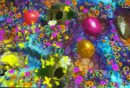 Проведи ёжика через воздушные шарики