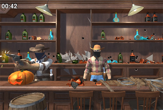 Перестрелка на диком западе