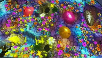 Проведи ёжика через воздушные шарики