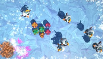 Нападение снежков на подарки