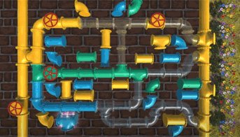 Собери трубы, устрани протечку