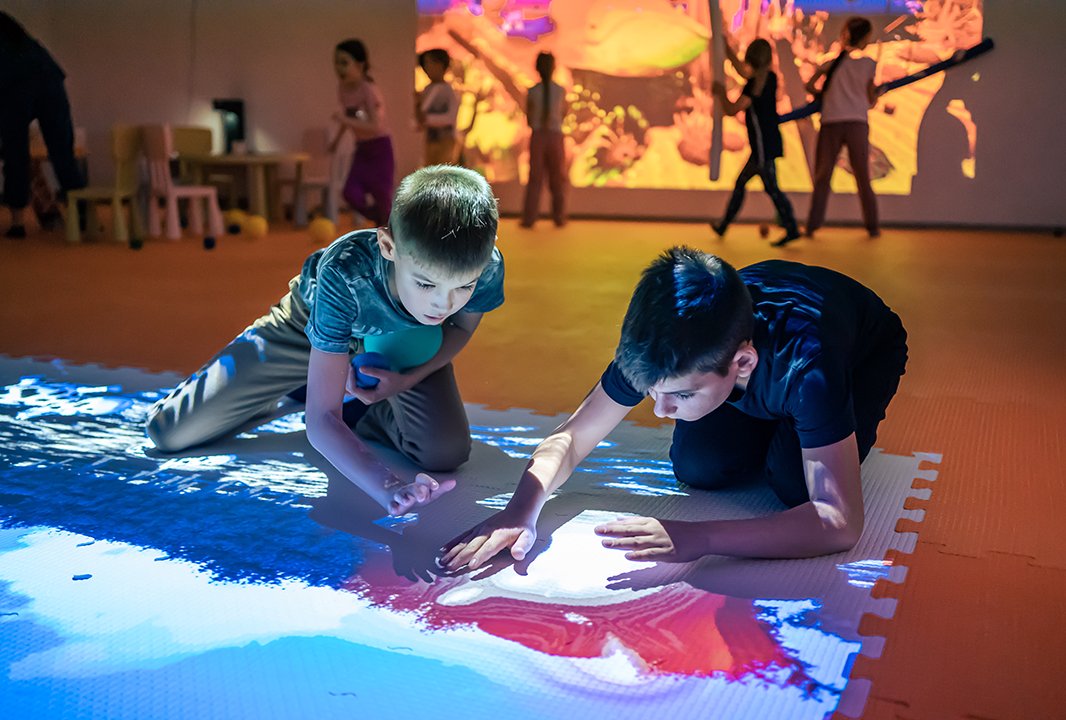 Игры на интерактивном полу