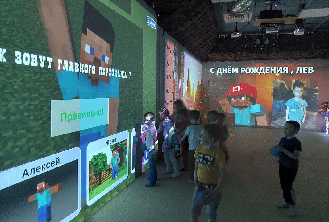 Интерактивный редактор в детском центре