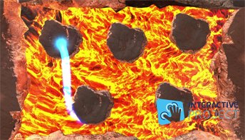 Прыжки через лаву