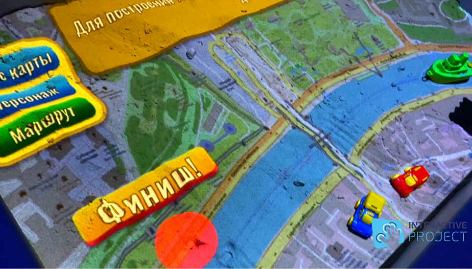 Карта на песке