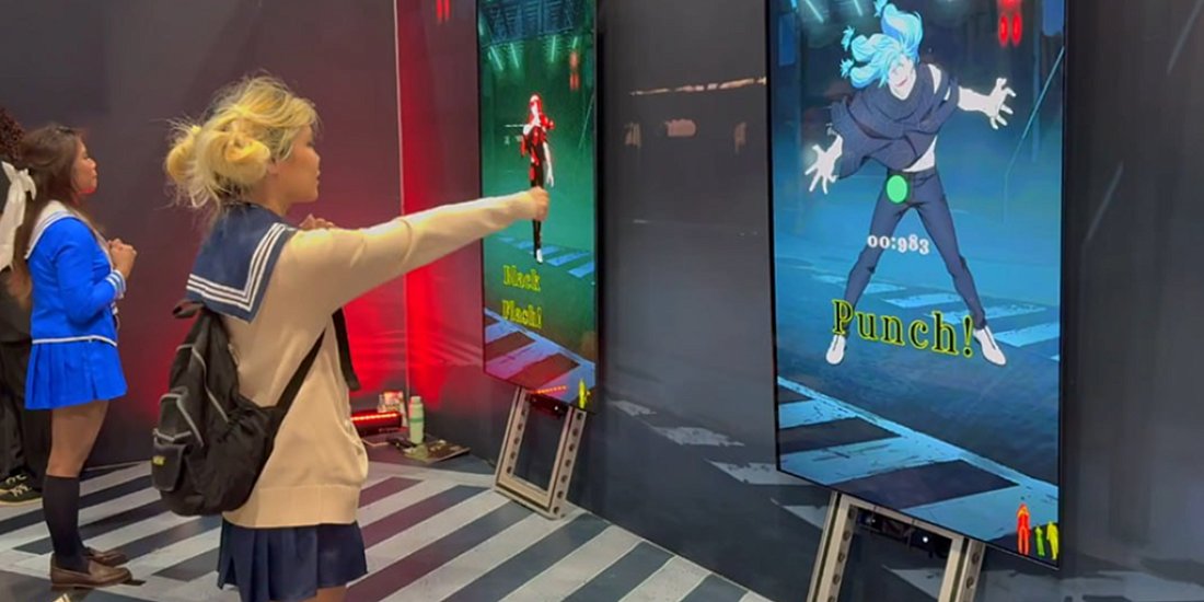 Интерактивный стенд для выставки Японских аниме в LA 2025