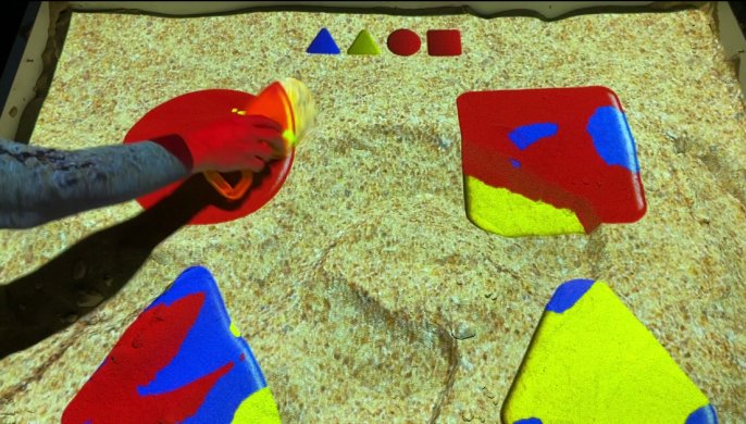 Изучение цветов на фигурах