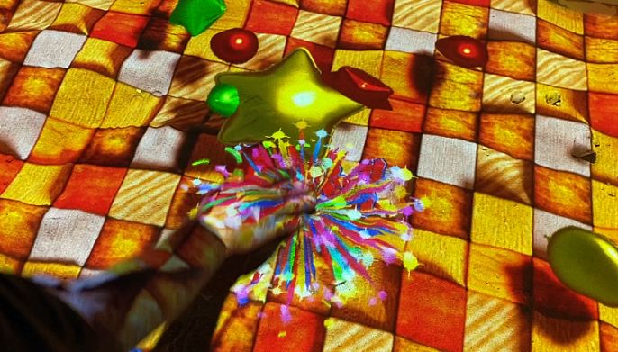 Собери шары по цвету 